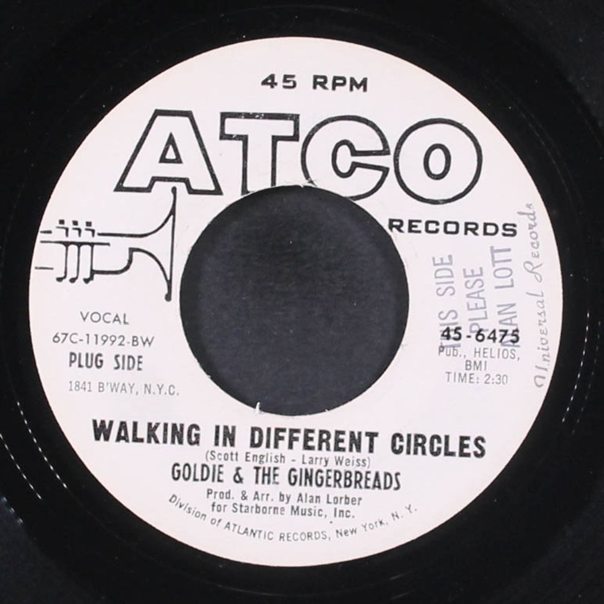 walking in different circles / song of the moon by GOLDIE & GINGERBREADS