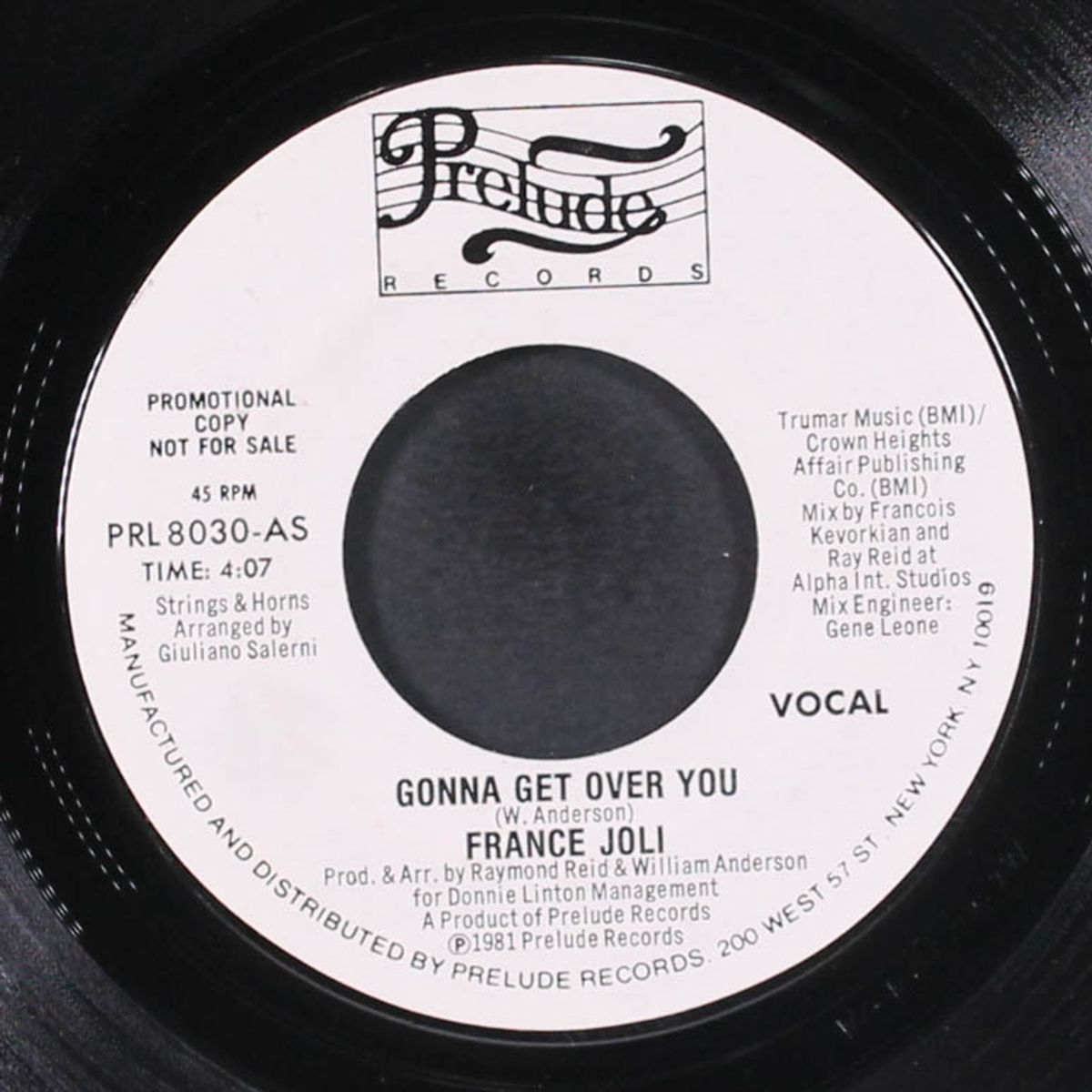 gonna get over you / same by FRANCE JOLI