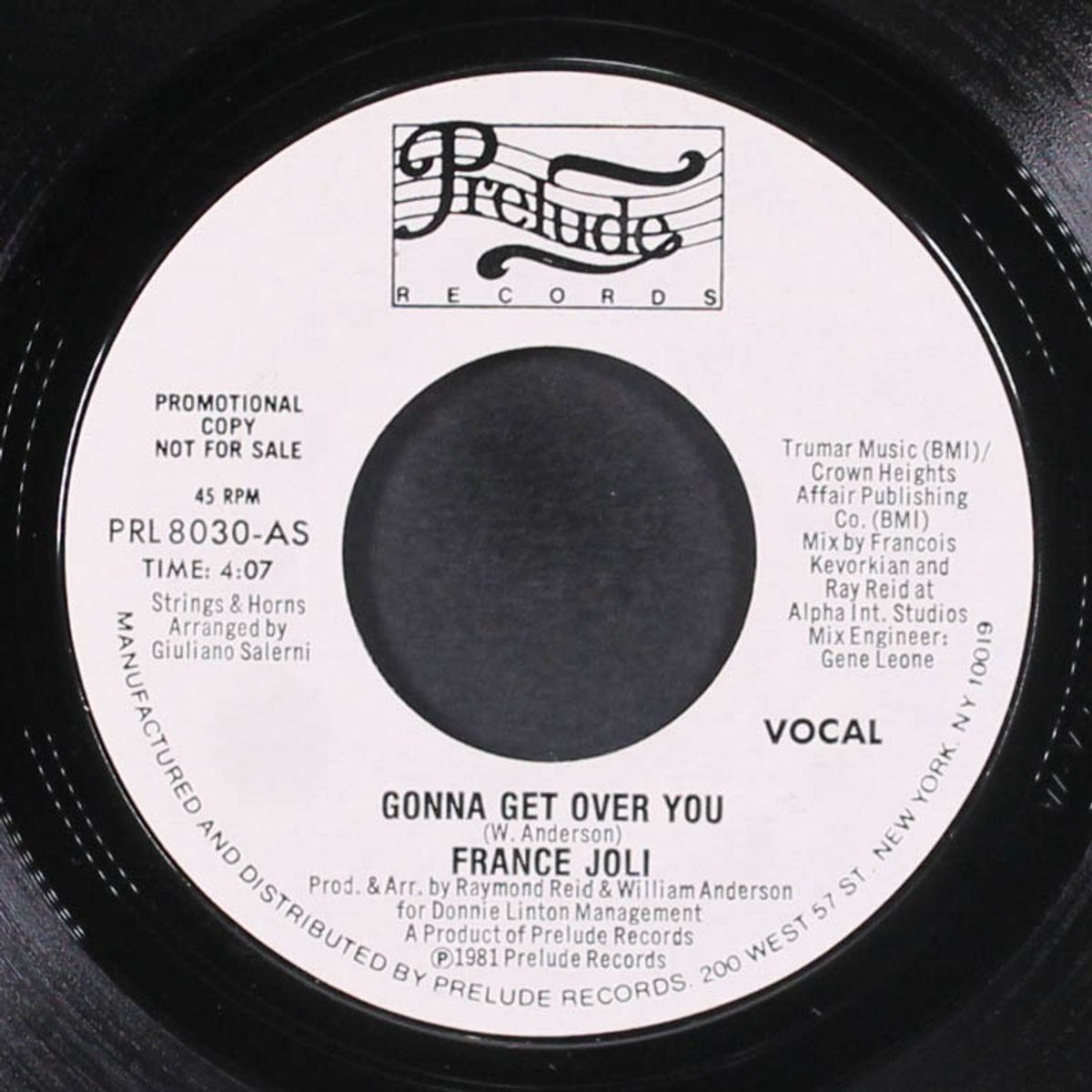 gonna get over you / same by FRANCE JOLI