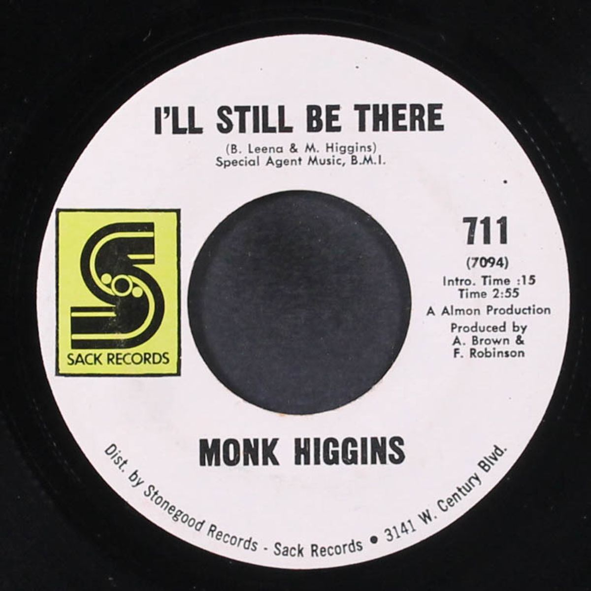 baby you're right / i'll still be there by MONK HIGGINS