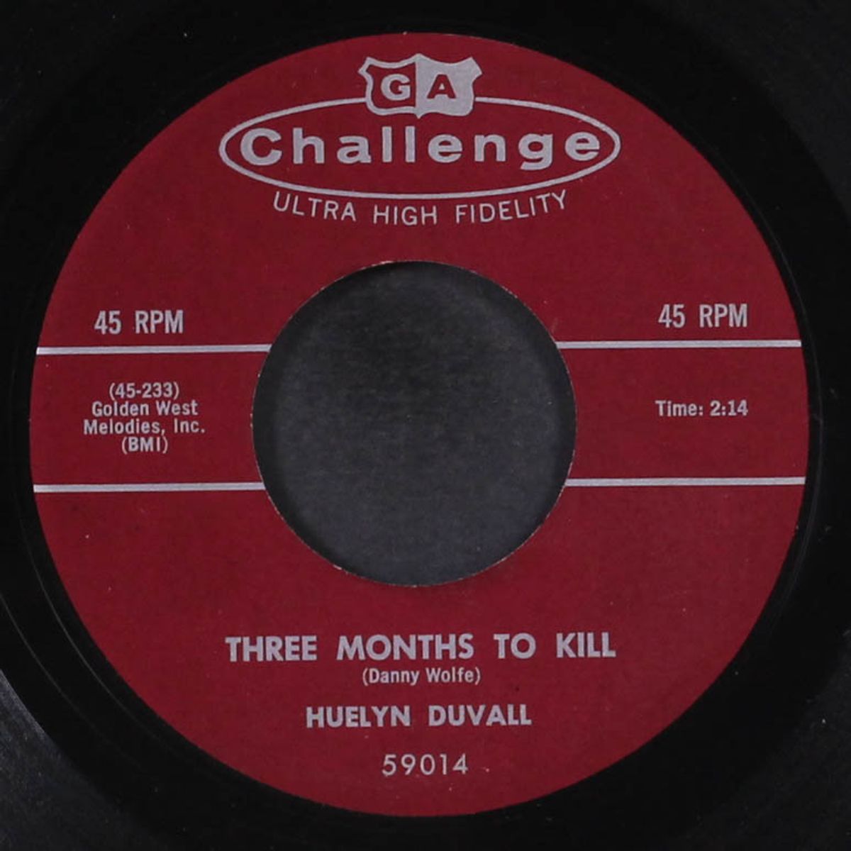 three months to kill / little boy blue by HUELYN DUVALL