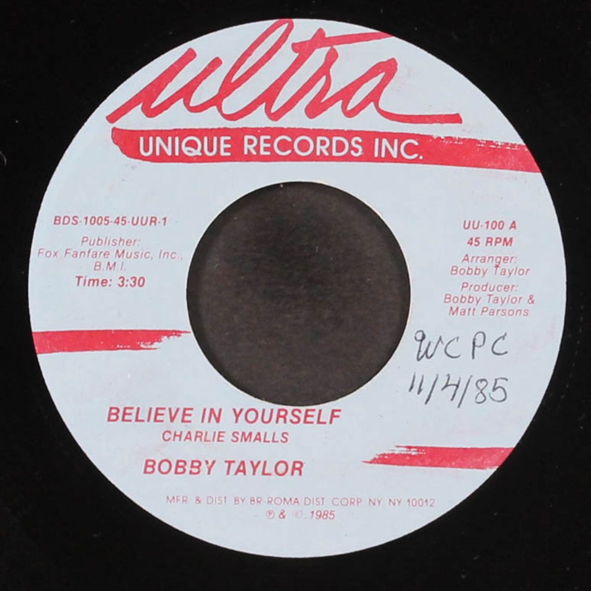 gypsy woman / believe in yourself by BOBBY TAYLOR