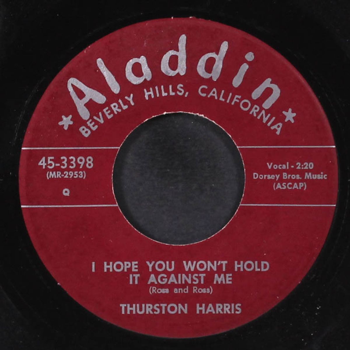 little bitty pretty one / i hope you won't hold it against me by THURSTON HARRIS