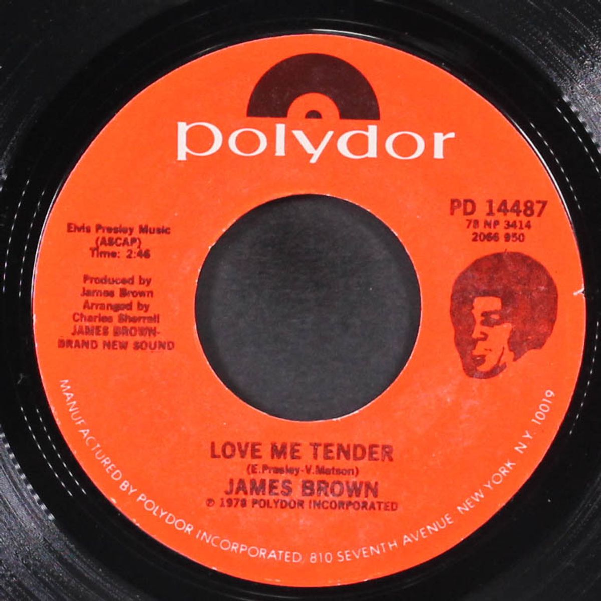 the spank / love me tender by JAMES BROWN