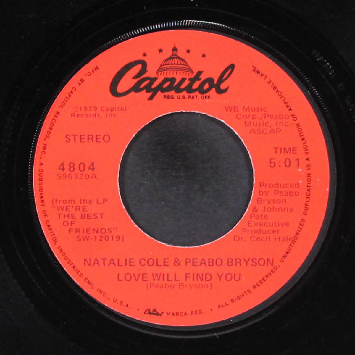 gimme some time / love will find you by NATALIE COLE & PEABO BRYSON