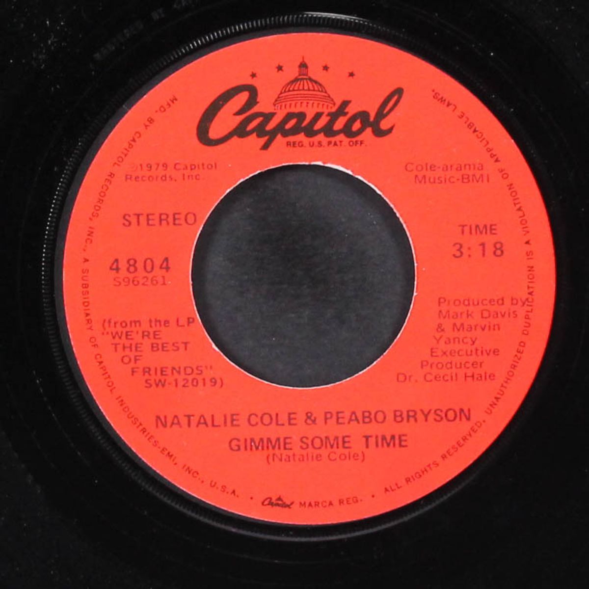 gimme some time / love will find you by NATALIE COLE & PEABO BRYSON