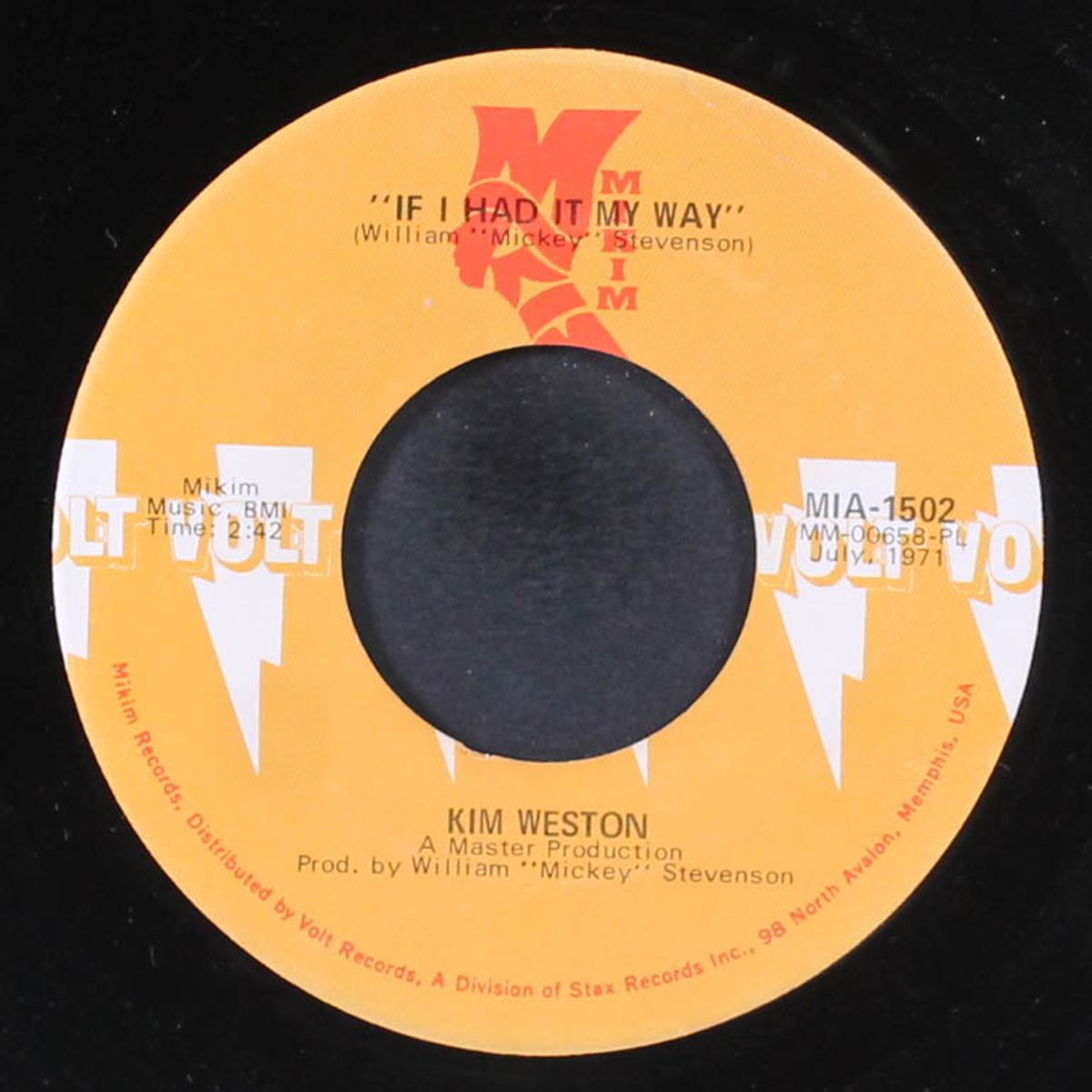if i had it my way / gonna be alright by KIM WESTON