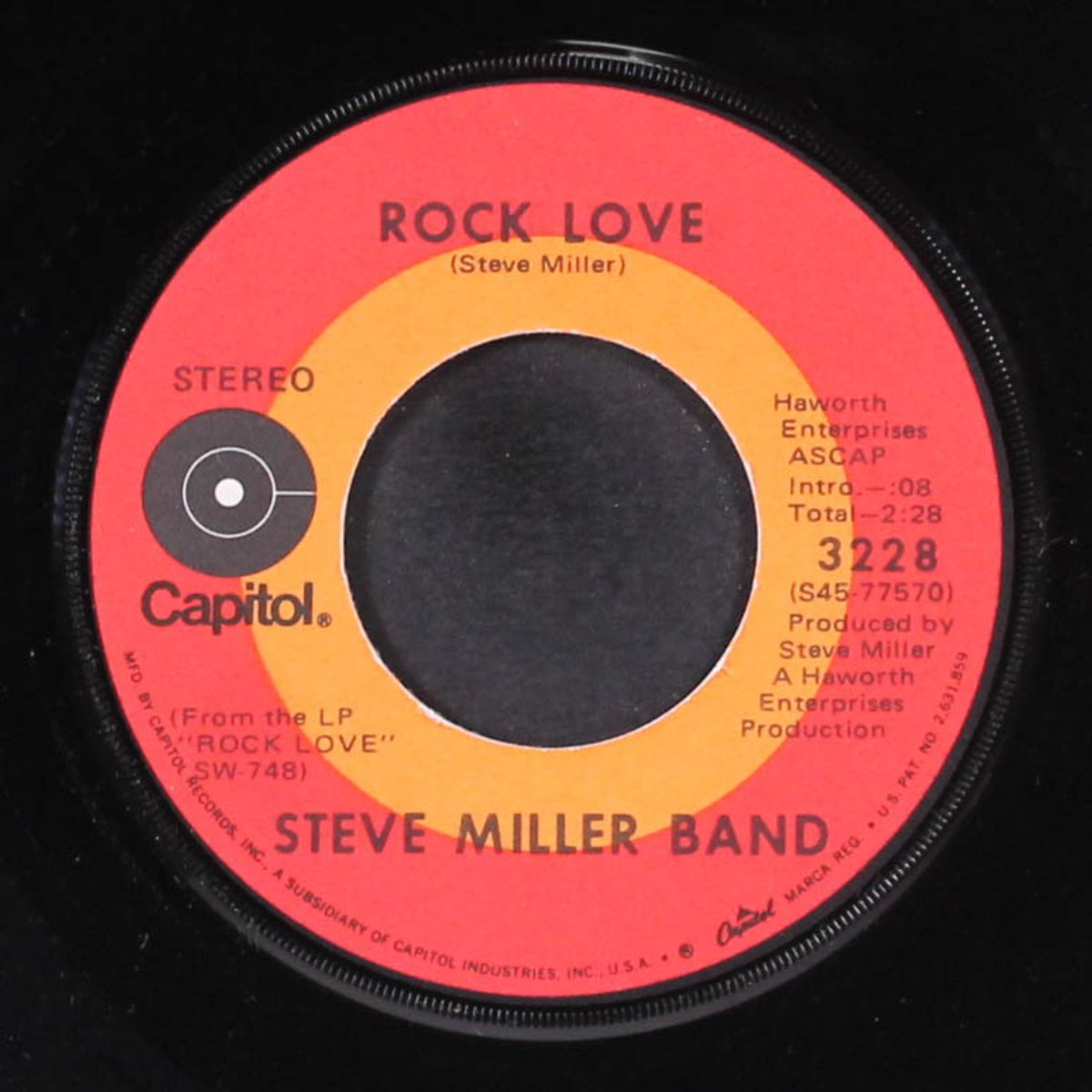 rock love / let me serve you by STEVE MILLER BAND