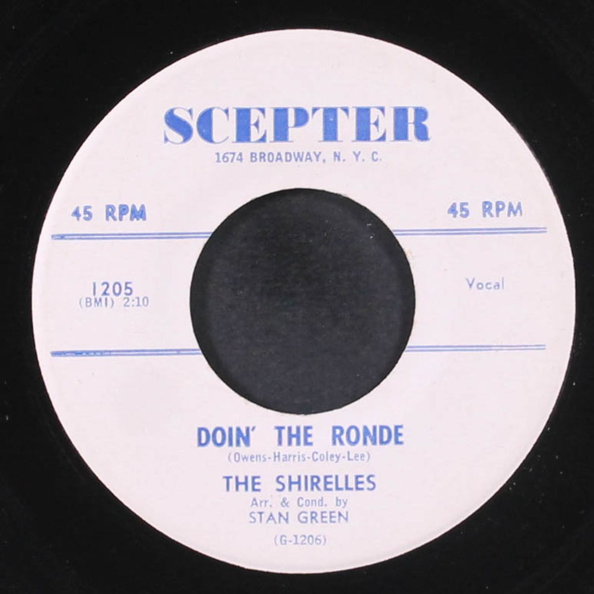a teardrop and a lollipop / doin' the ronde by SHIRELLES