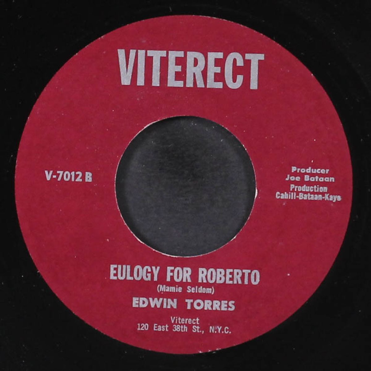 (goodbye adios) roberto clemente / eulogy for roberto by EDWIN TORRES