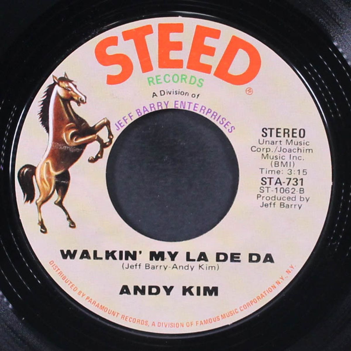 i wish i were / walkin' my la de da by ANDY KIM