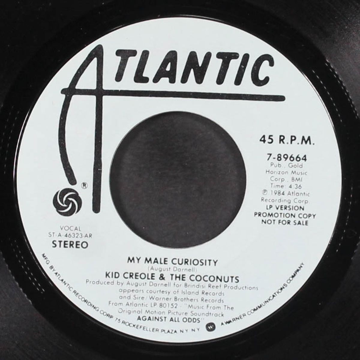 my male curiosity / short by KID CREOLE & COCONUTS