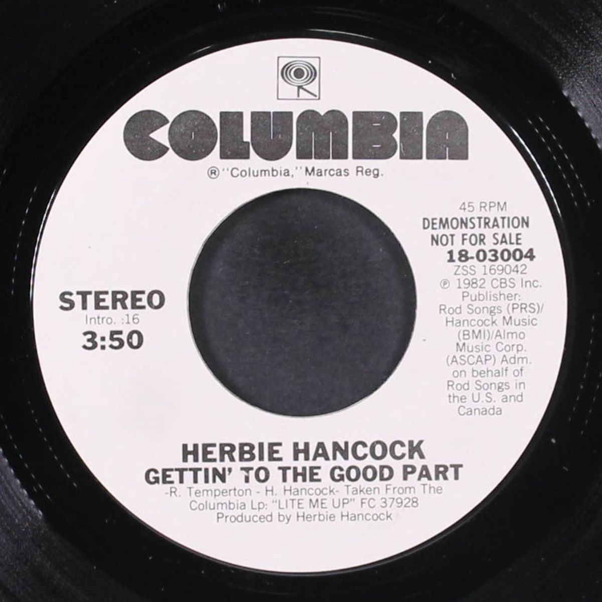 gettin' to the good part / same by HERBIE HANCOCK