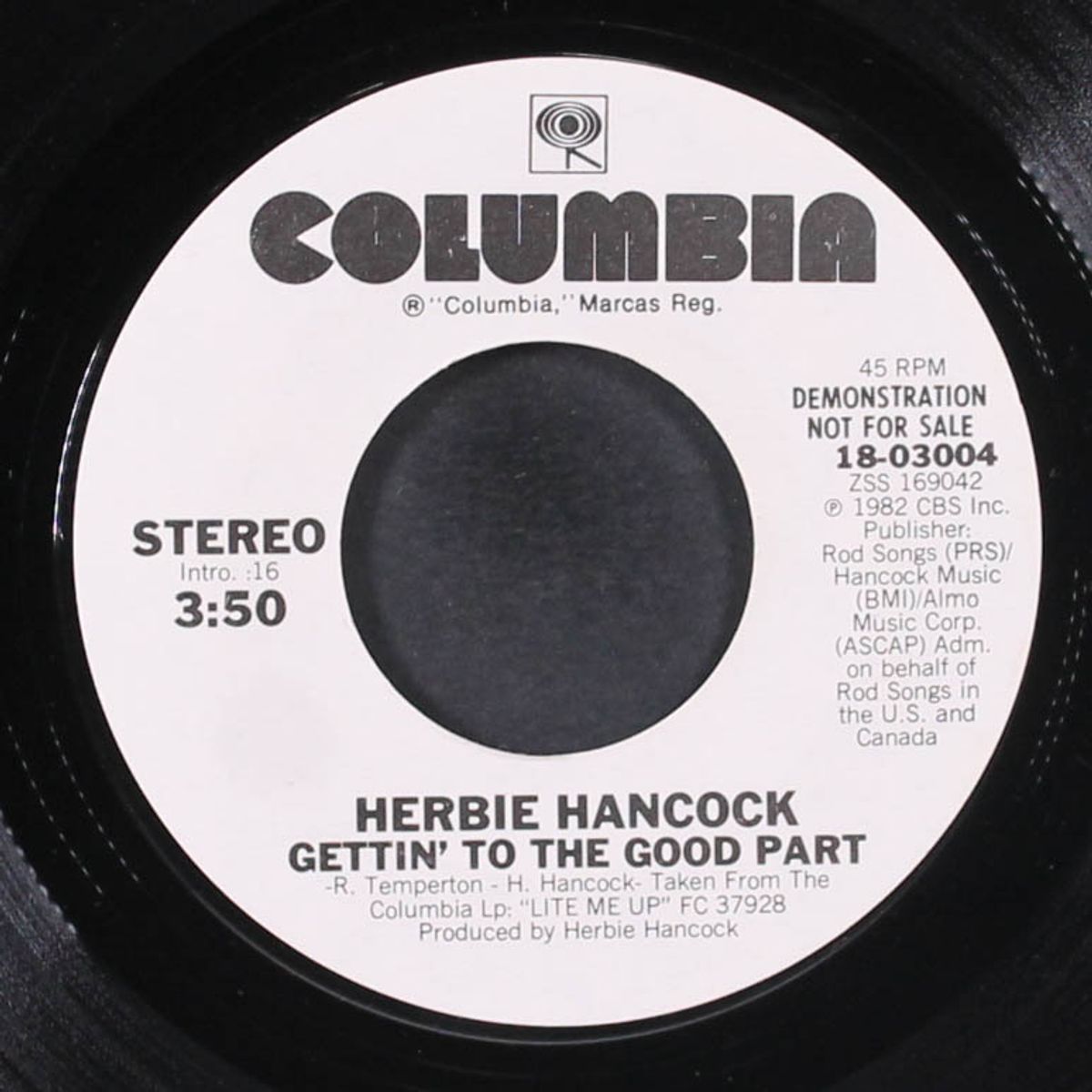 gettin' to the good part / same by HERBIE HANCOCK