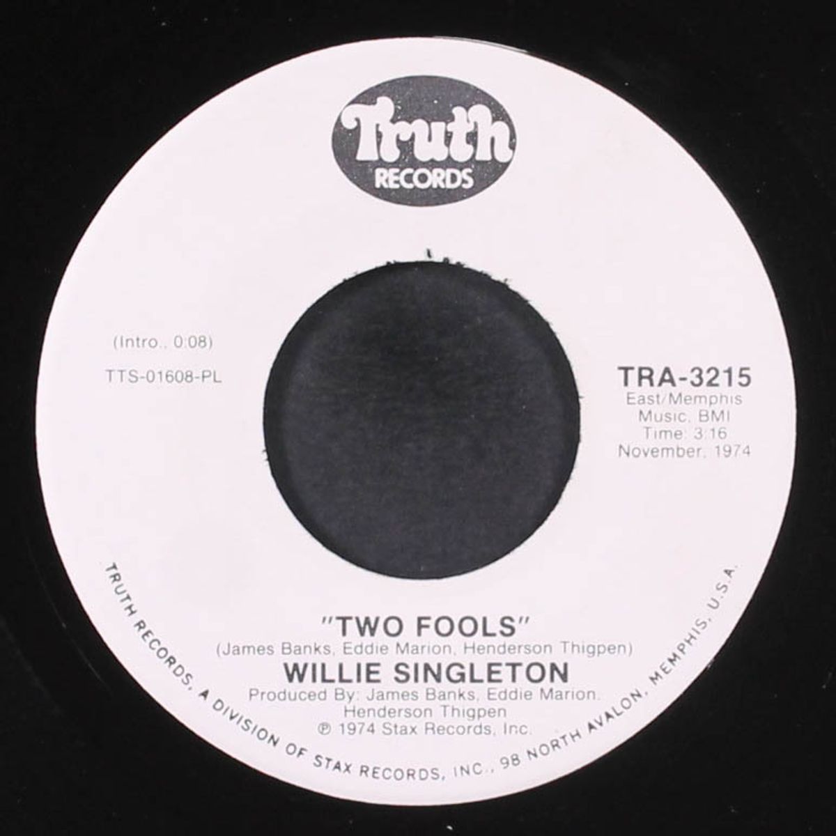 burning on both ends / two fools by WILLIE SINGLETON