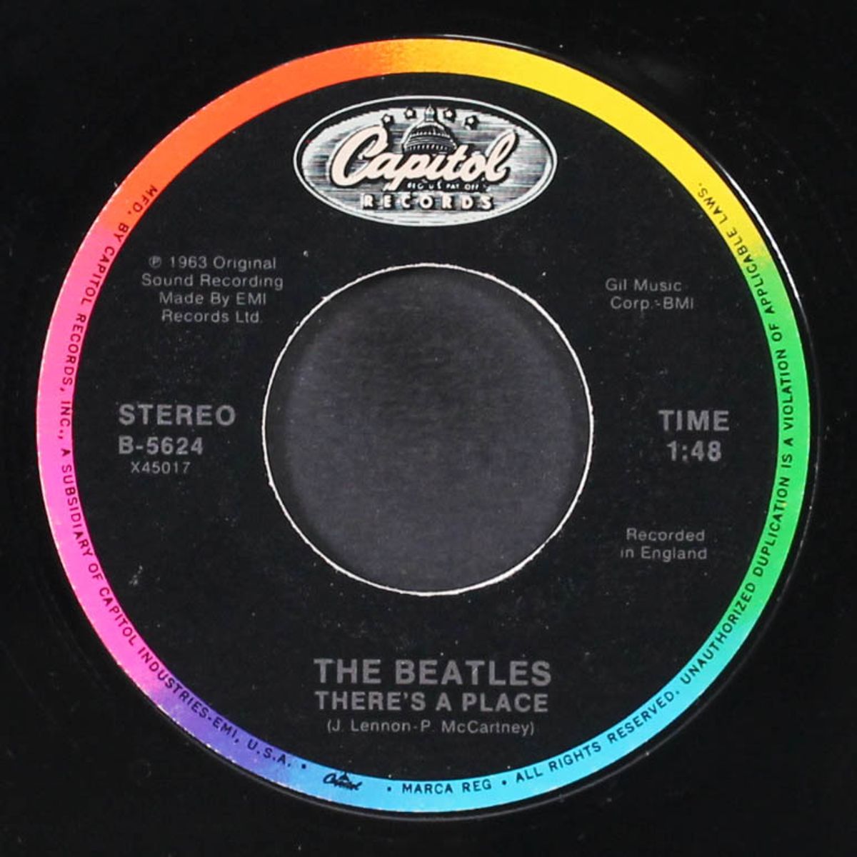 twist and shout / there's a place by BEATLES
