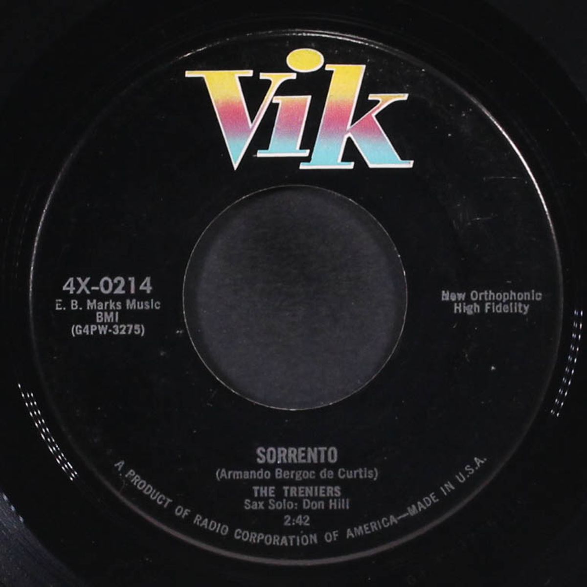 lover come back to me / sorrento by TRENIERS