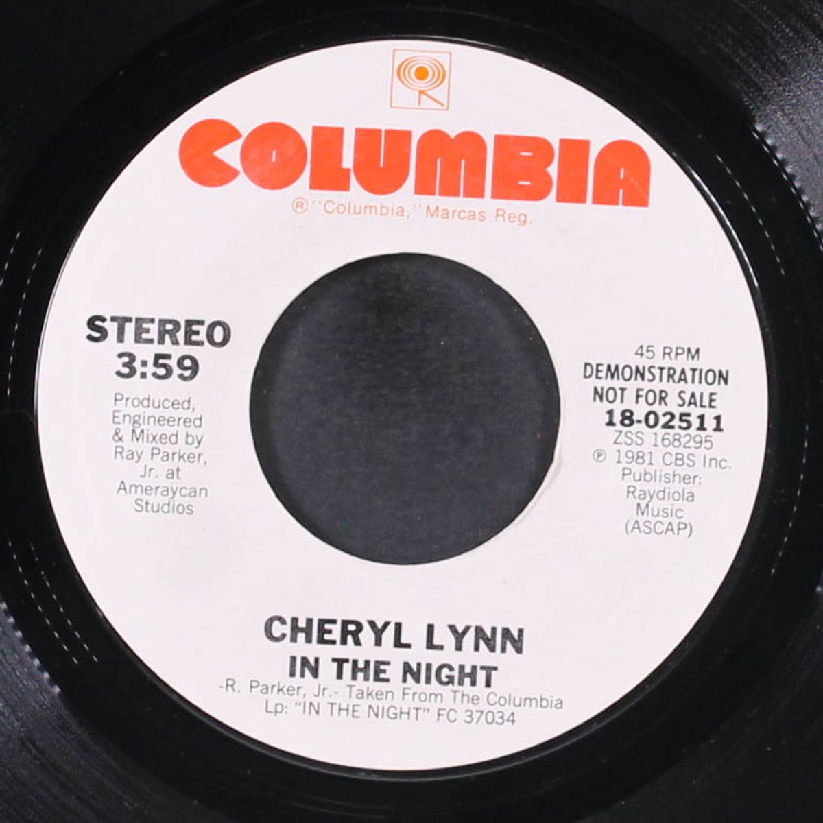 in the night / same by CHERYL LYNN