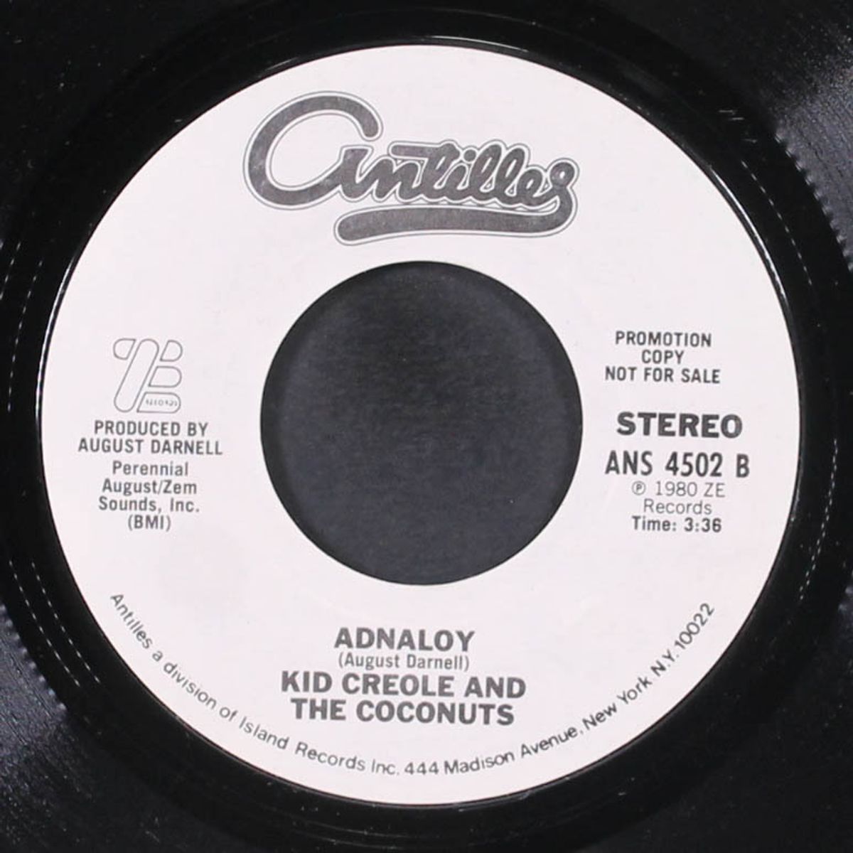 maladie d'amour / adnaloy by KID CREOLE & COCONUTS