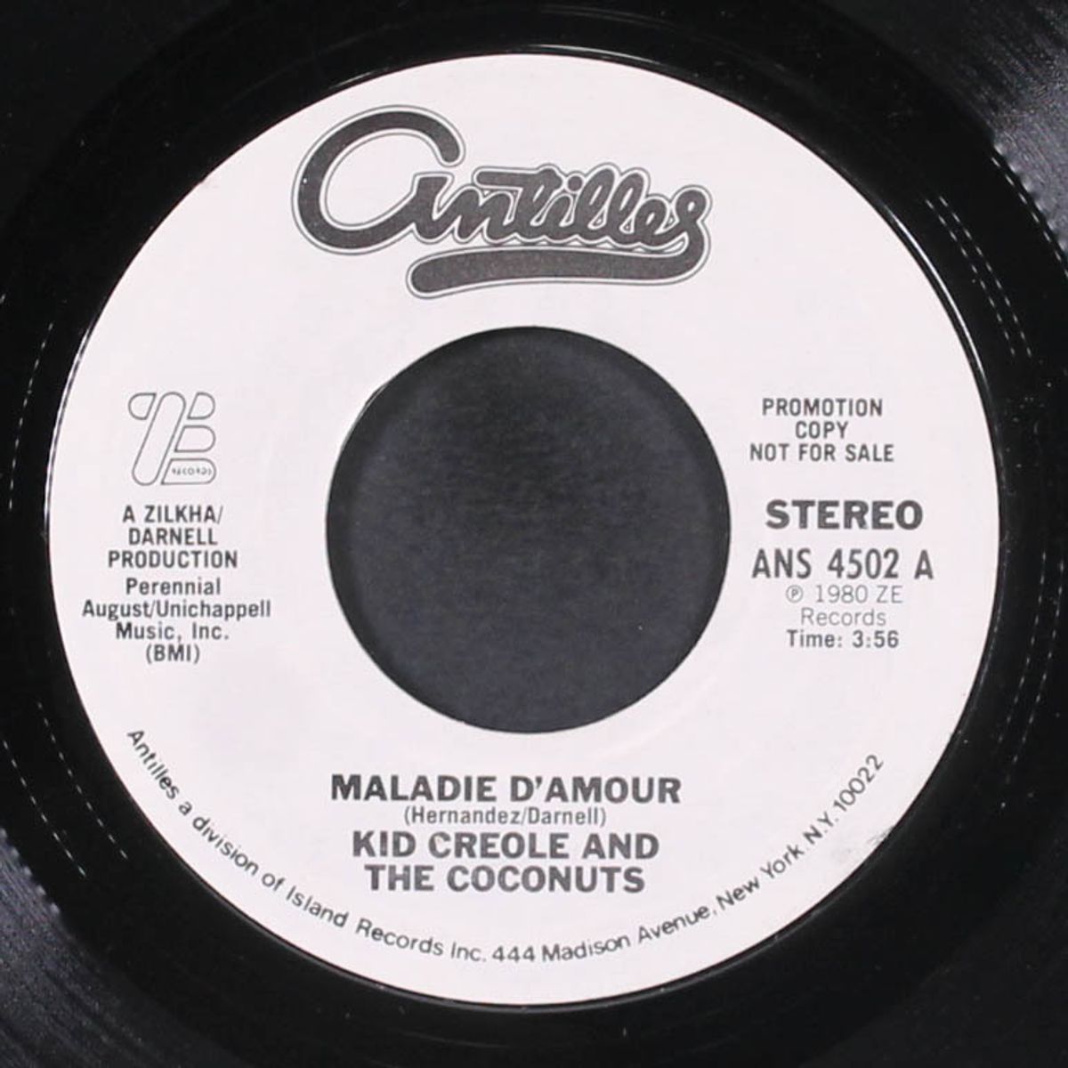 maladie d'amour / adnaloy by KID CREOLE & COCONUTS