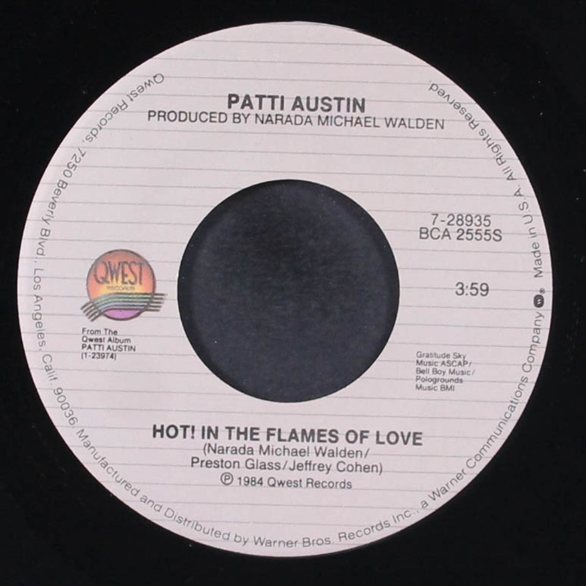 honey for the bees / hot in the flames of love by PATTI AUSTIN