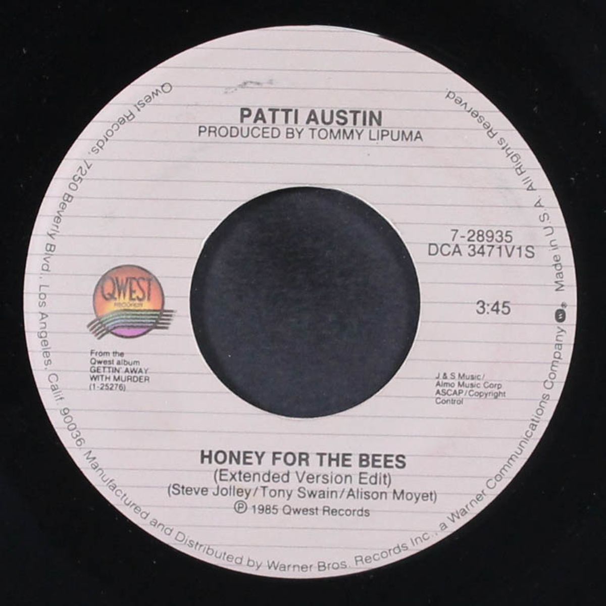 honey for the bees / hot in the flames of love by PATTI AUSTIN