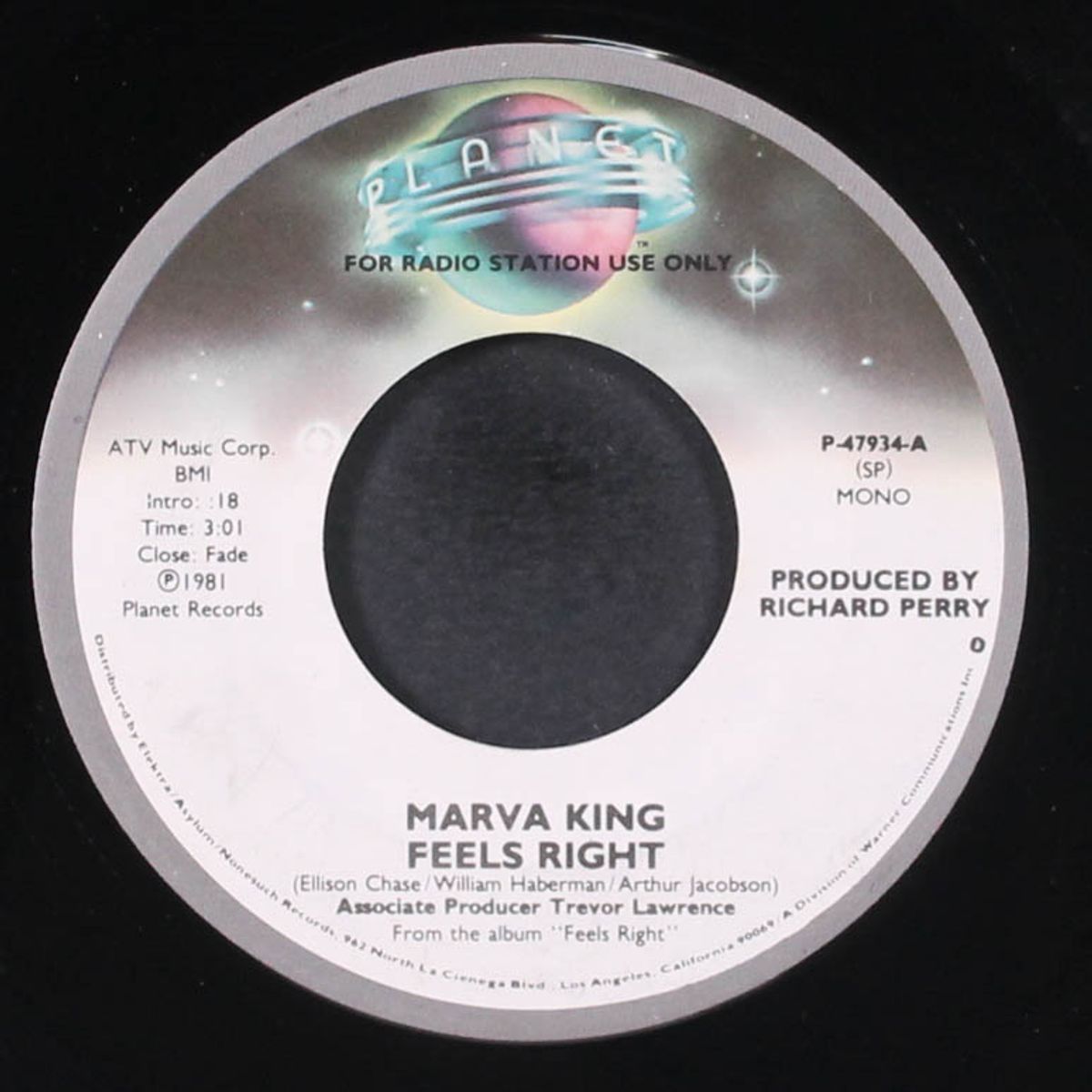 feels right / mono by MARVA KING