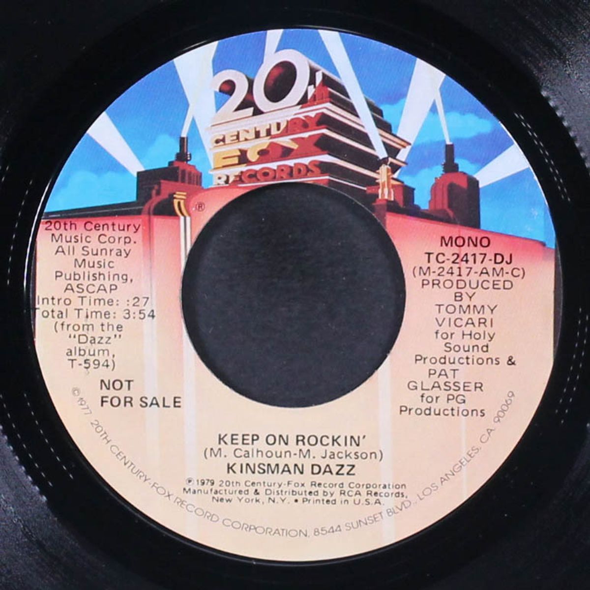 keep on rockin' / mono by KINSMAN DAZZ