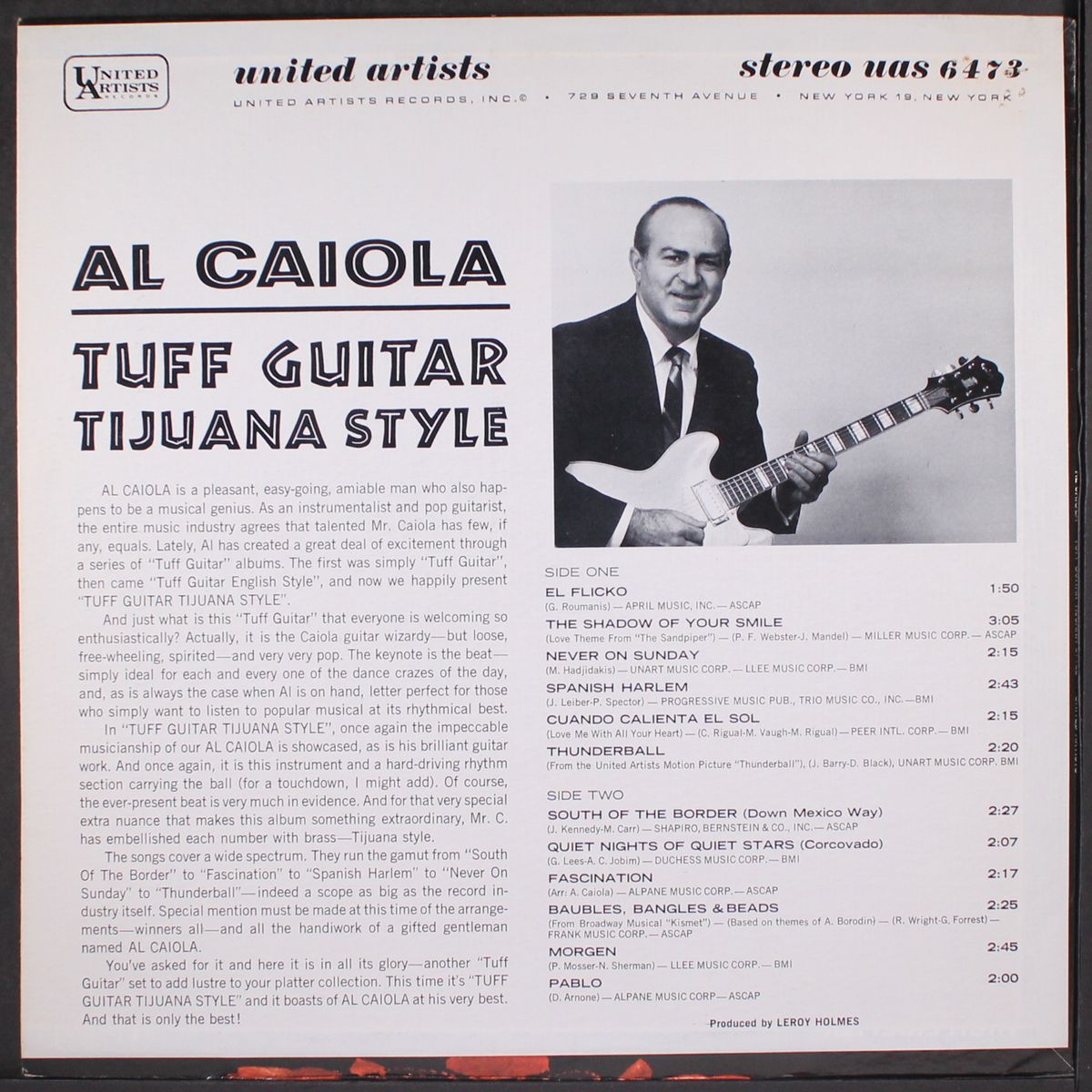 tuff guitar tijuana style by AL CAIOLA
