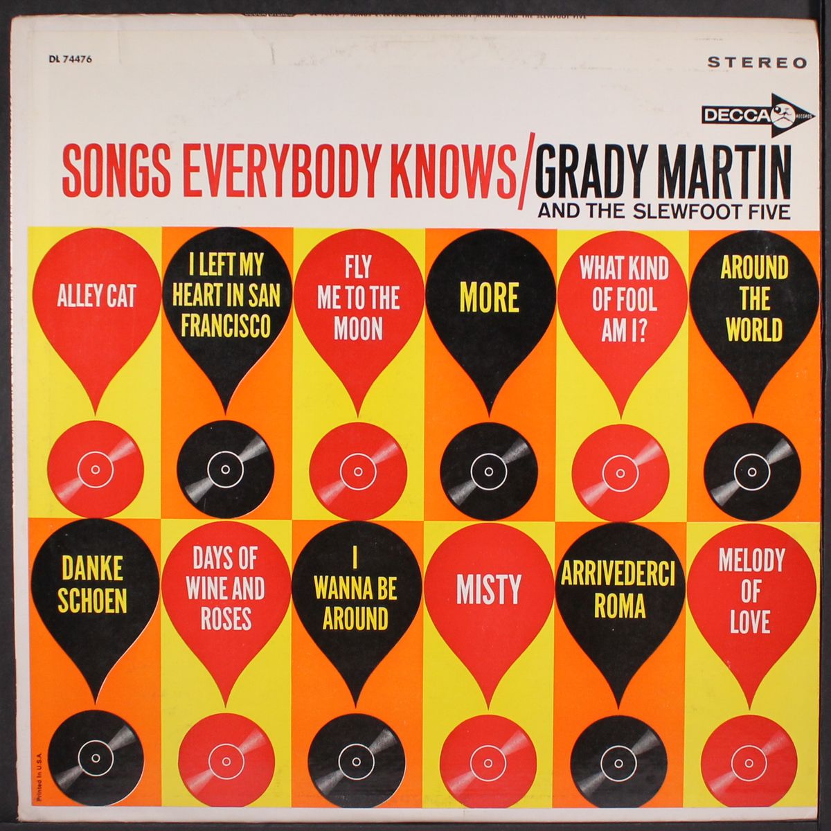 songs everybody knows by GRADY MARTIN