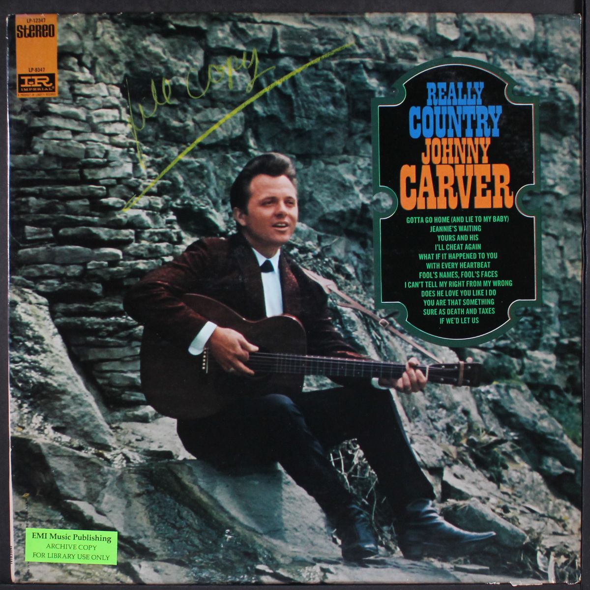 really country by JOHNNY CARVER