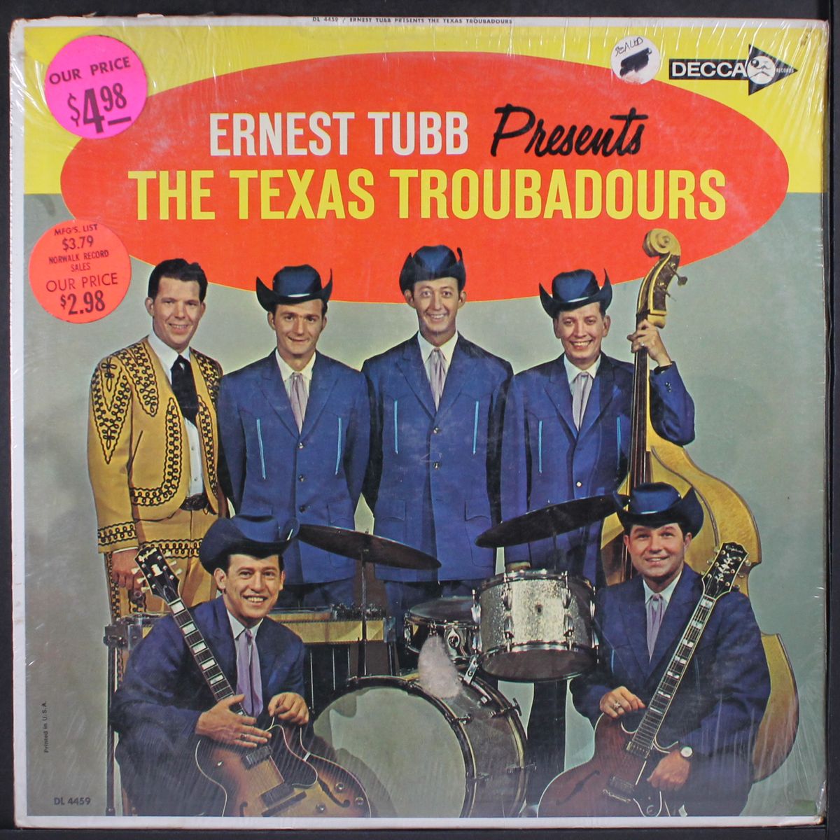 ernest tubb presents by TEXAS TROUBADORS