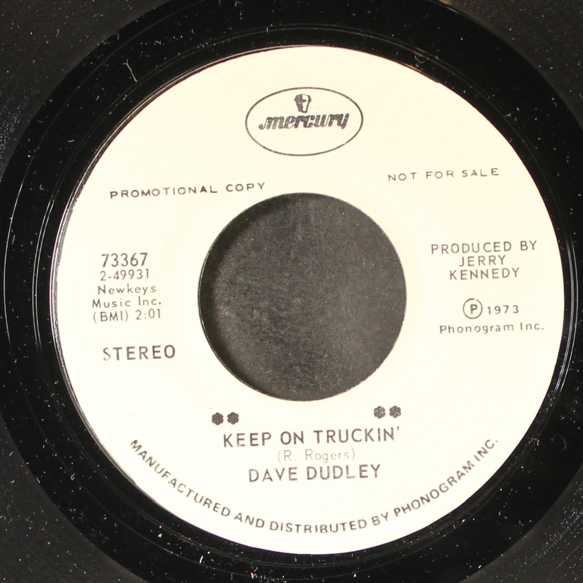 keep on truckin' / it won't hurt… by DAVE DUDLEY