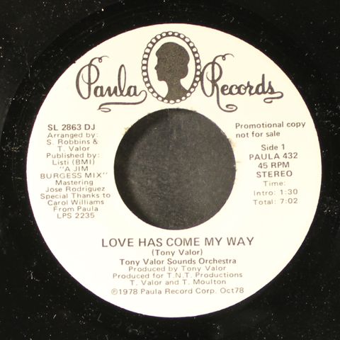 TONY VALOR SOUNDS ORCHESTRA