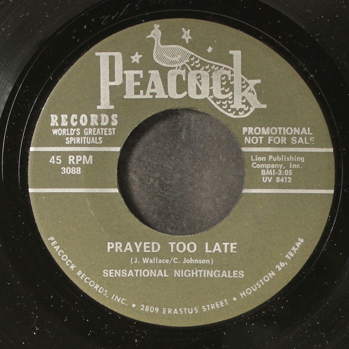 prayed too late / i'm so happy by SENSATIONAL NIGHTINGALES