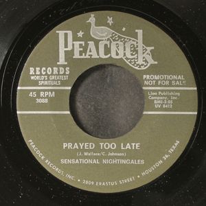 SENSATIONAL NIGHTINGALES