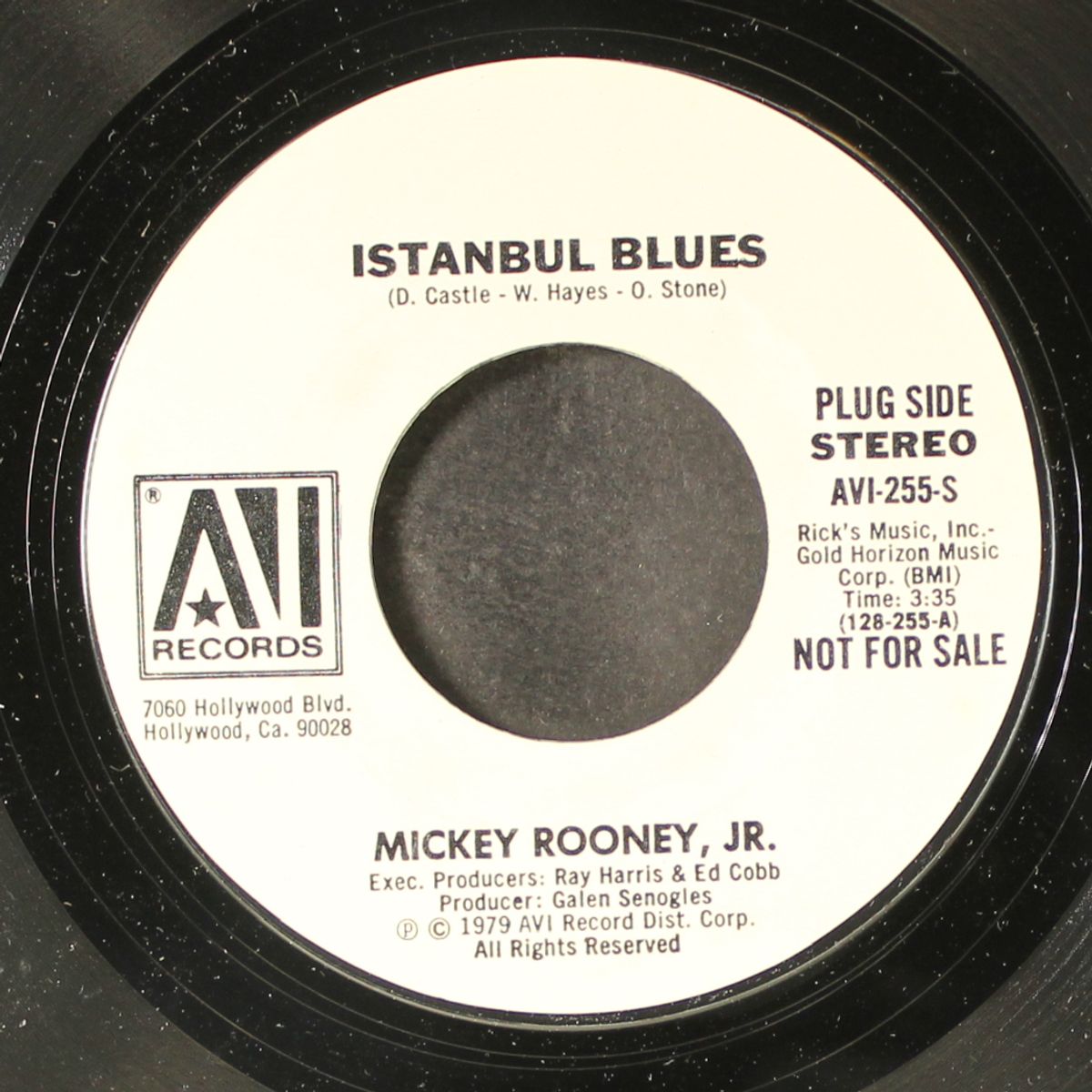 istanbul blues / music man by MICKEY ROONEY JR.