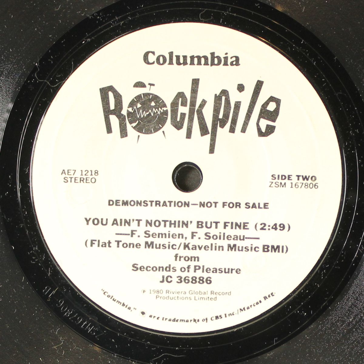 teacher teacher / you ain't nothin but fine by ROCKPILE