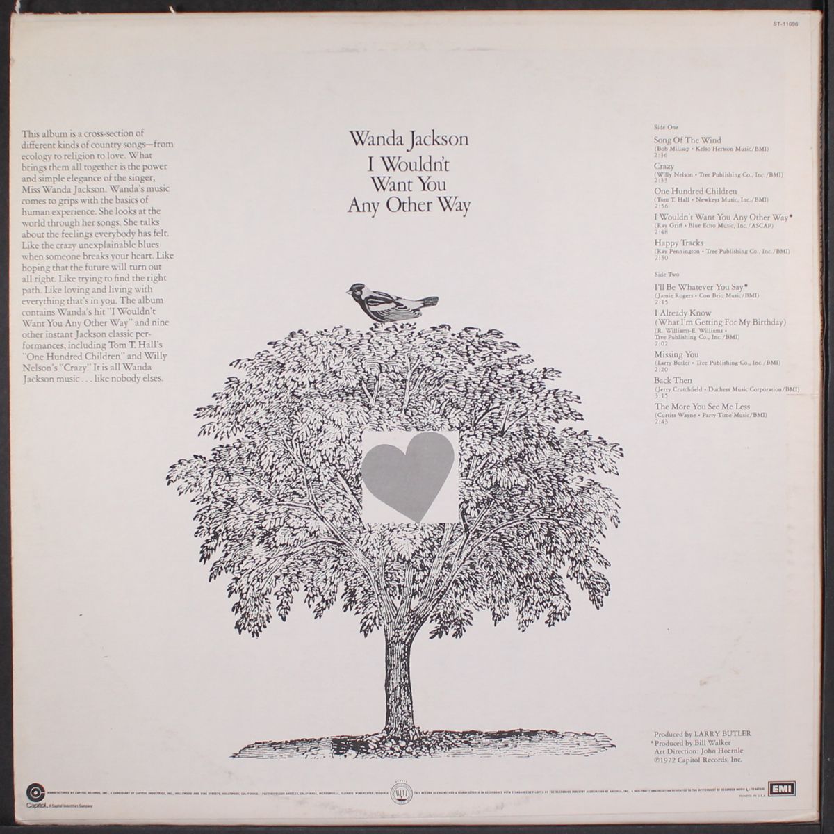 i wouldn't want you any other way by WANDA JACKSON