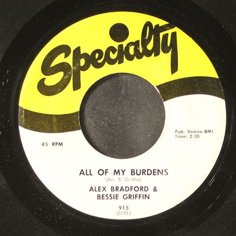 ALEX BRADFORD & BESSIE GRIFFIN