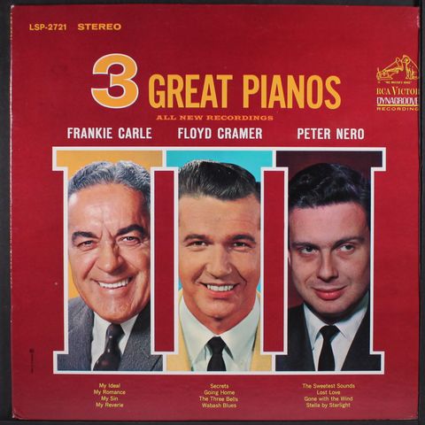 FRANKIE CARLE, FLOYD CRAMER, PETER NERO