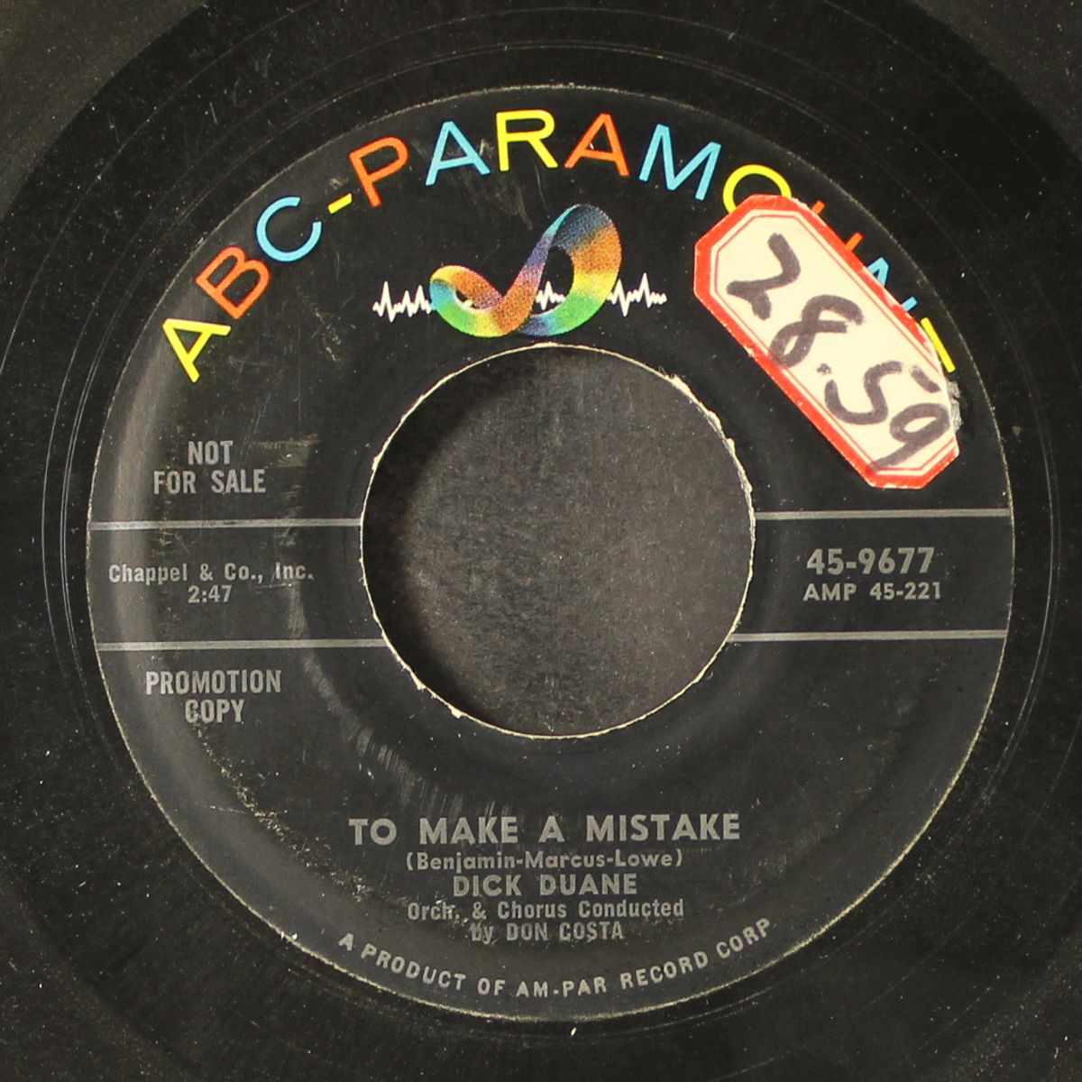 blue prelude / to make mistake by DICK DUANE