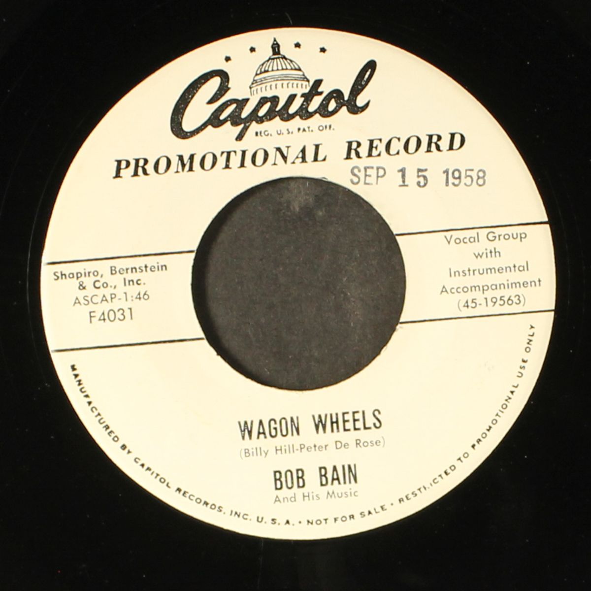 strollin' home / wagon wheels by BOB BAIN