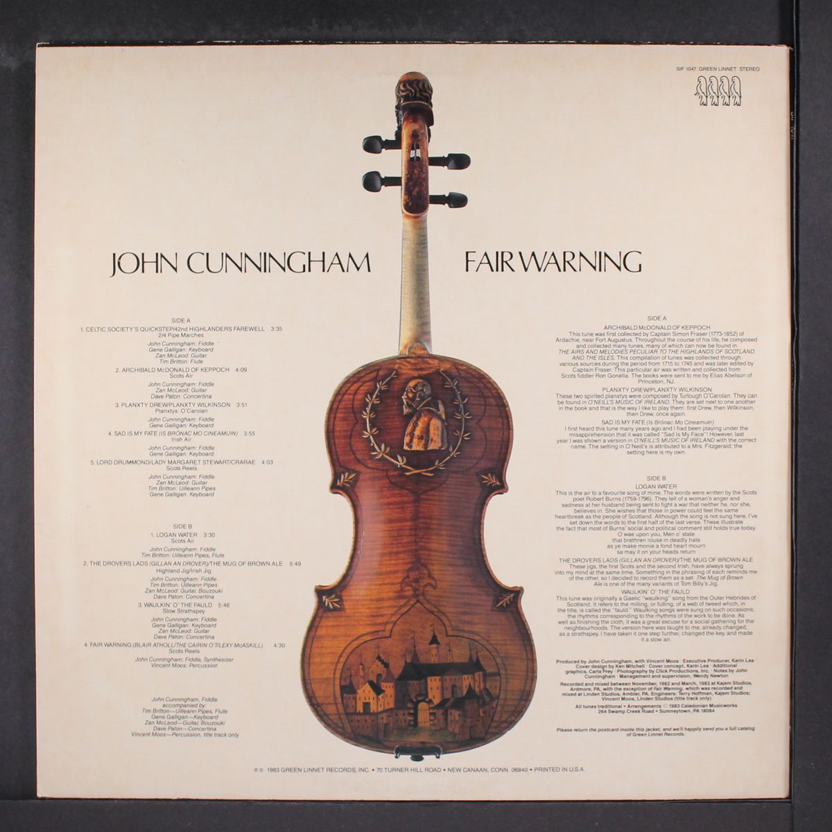 fair warning by JOHN CUNNINGHAM