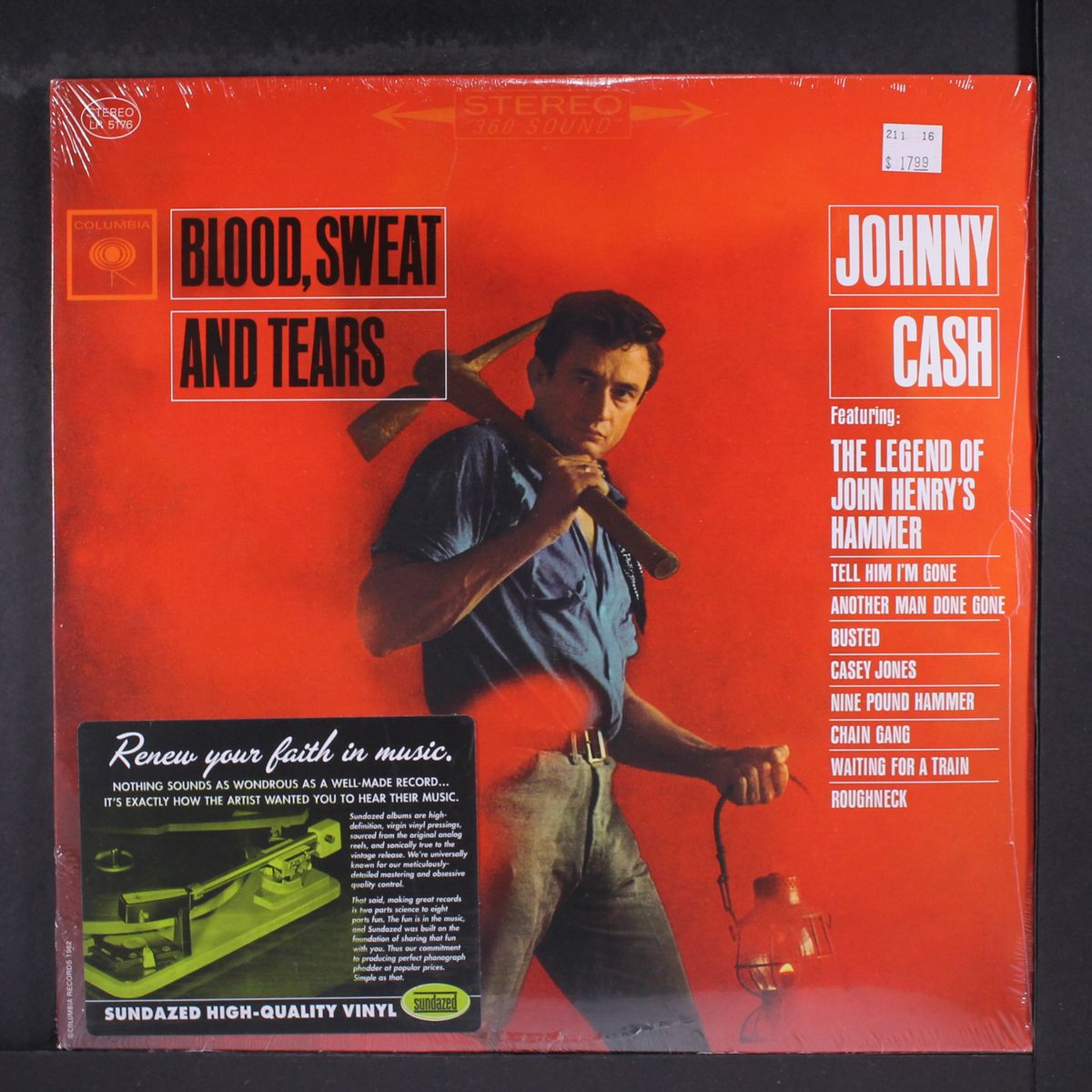blood, sweat and tears by JOHNNY CASH