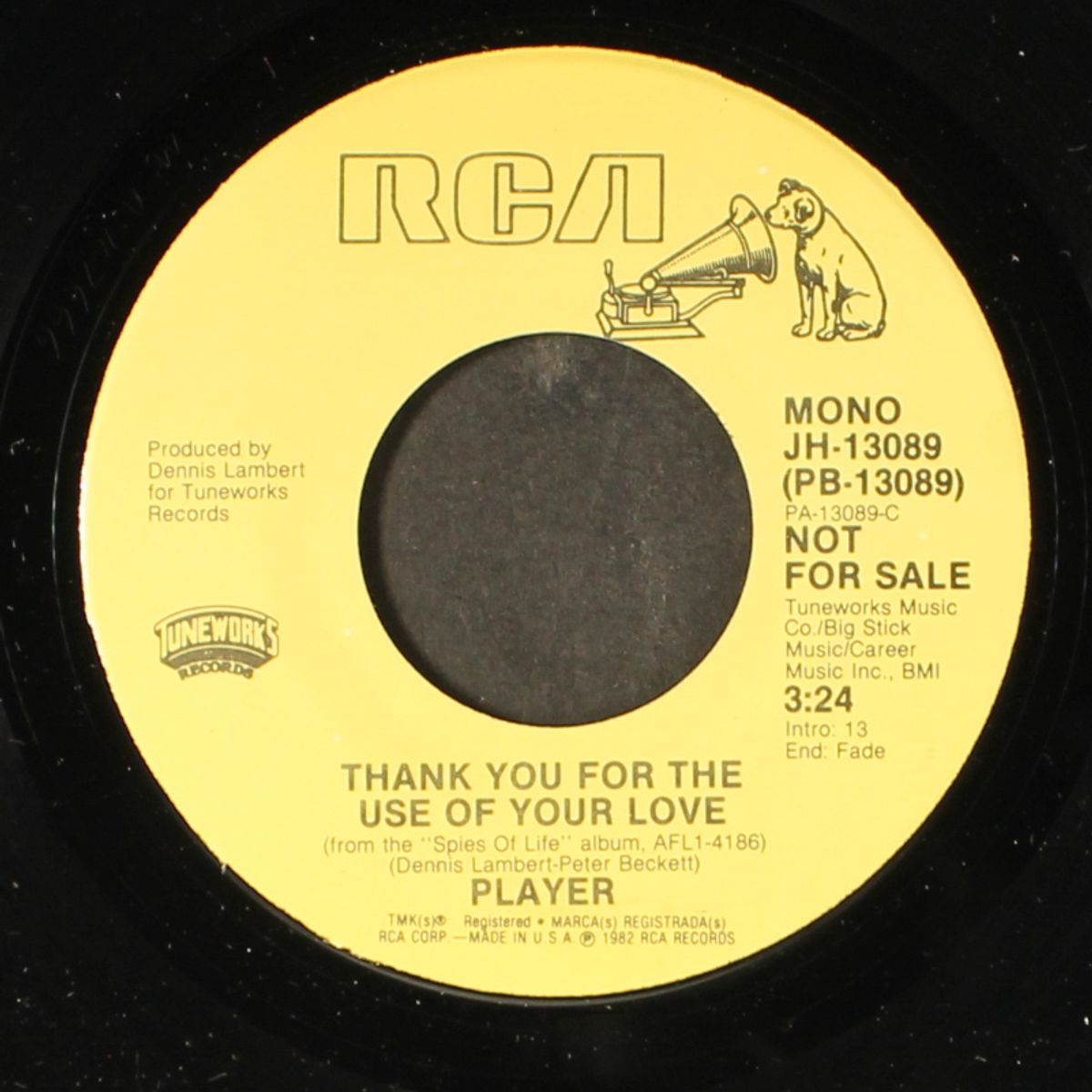 thank you for the use of your love / mono by PLAYER