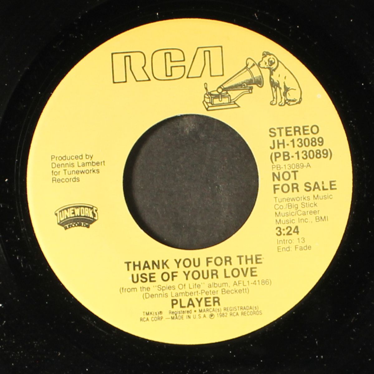 thank you for the use of your love / mono by PLAYER