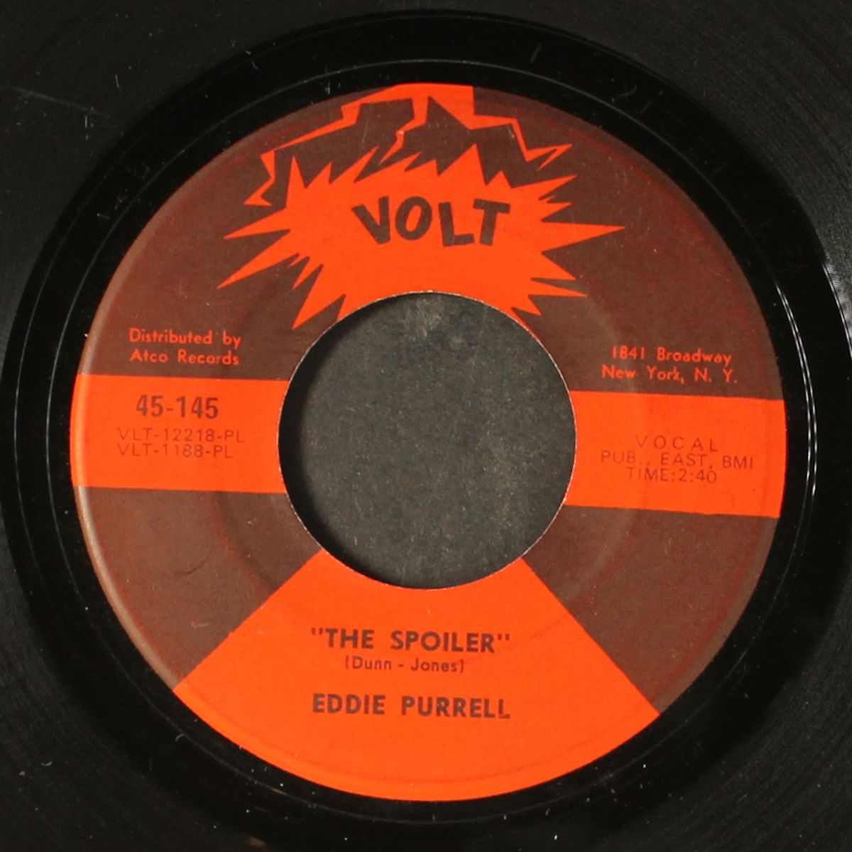 the spoiler / my pride won't let me by EDDIE PURRELL