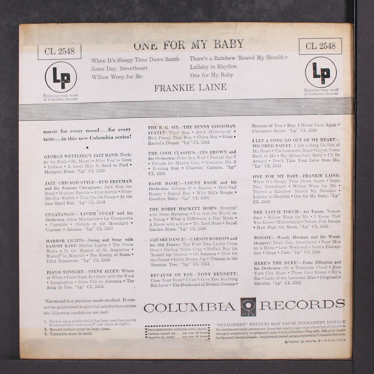 one for my baby by FRANKIE LAINE