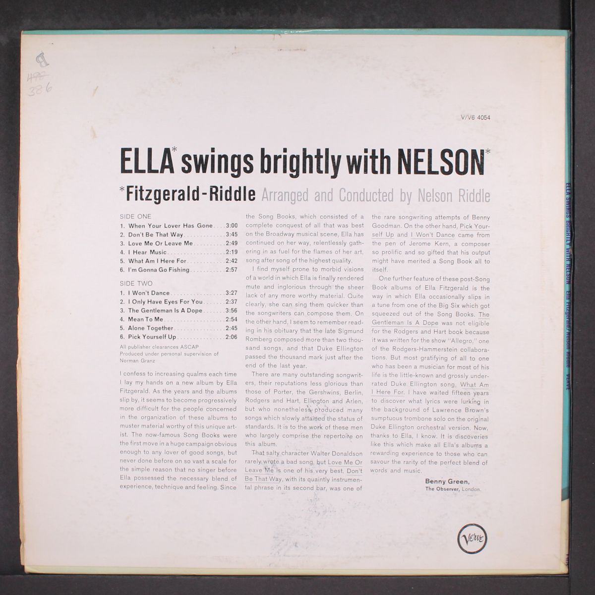 swings brightly with nelson by ELLA FITZGERALD